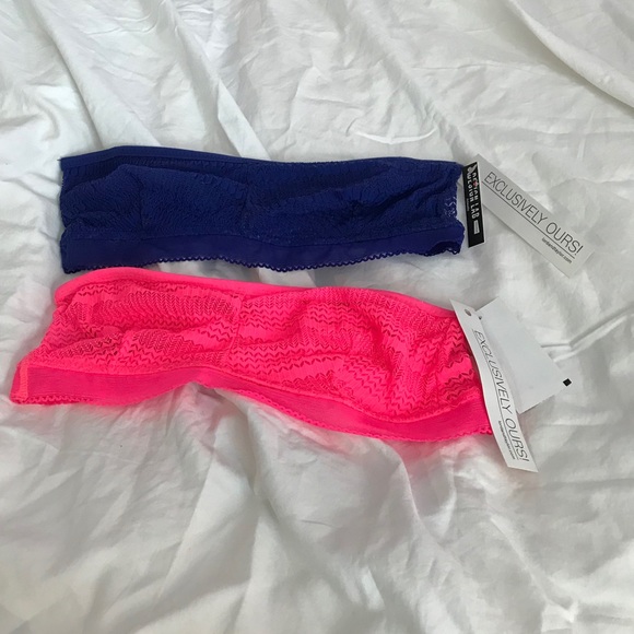 Bandeau bras x 2 - pink and purple - Picture 7 of 9